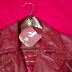 VINTAGE original Etienne Aigner Leather  (boot length) coat. SIZE 10